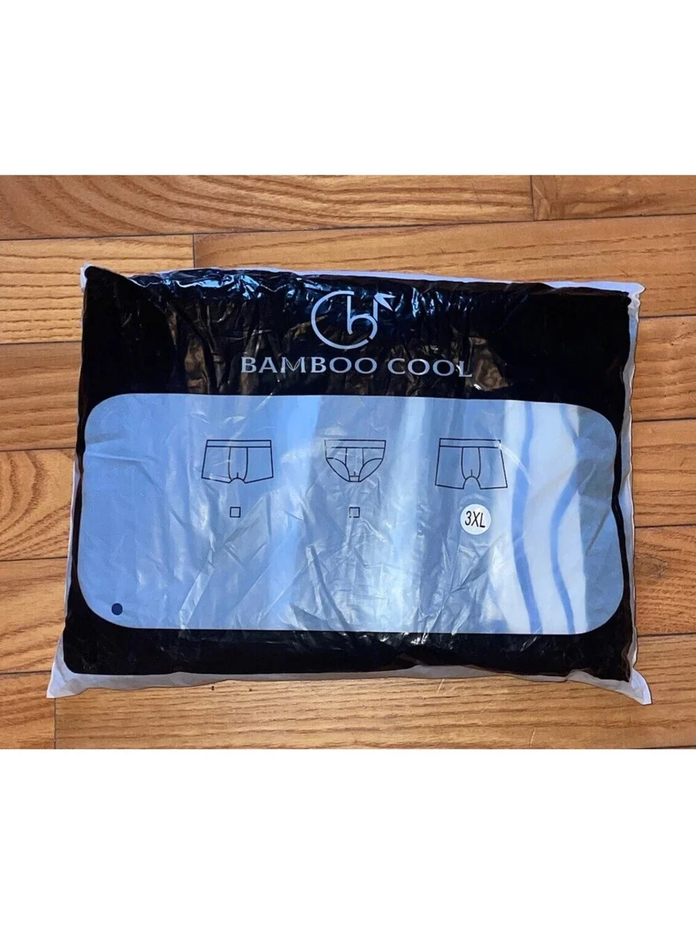 BAMBOO COOL Boxer Briefs 4-Pack Bamboo Soft Lightweight Underwear Trunks XXXL